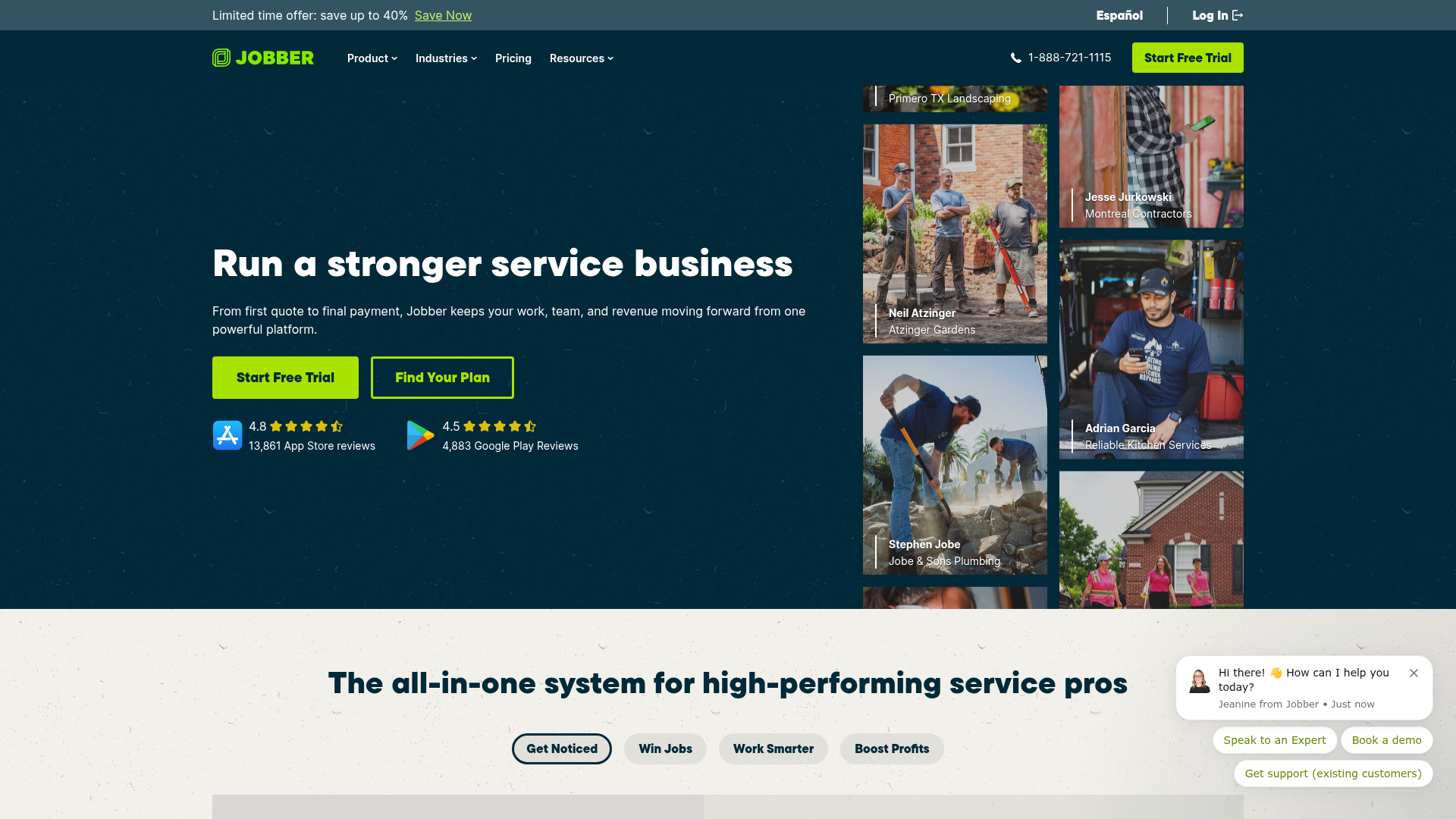 Unique value proposition Homepage